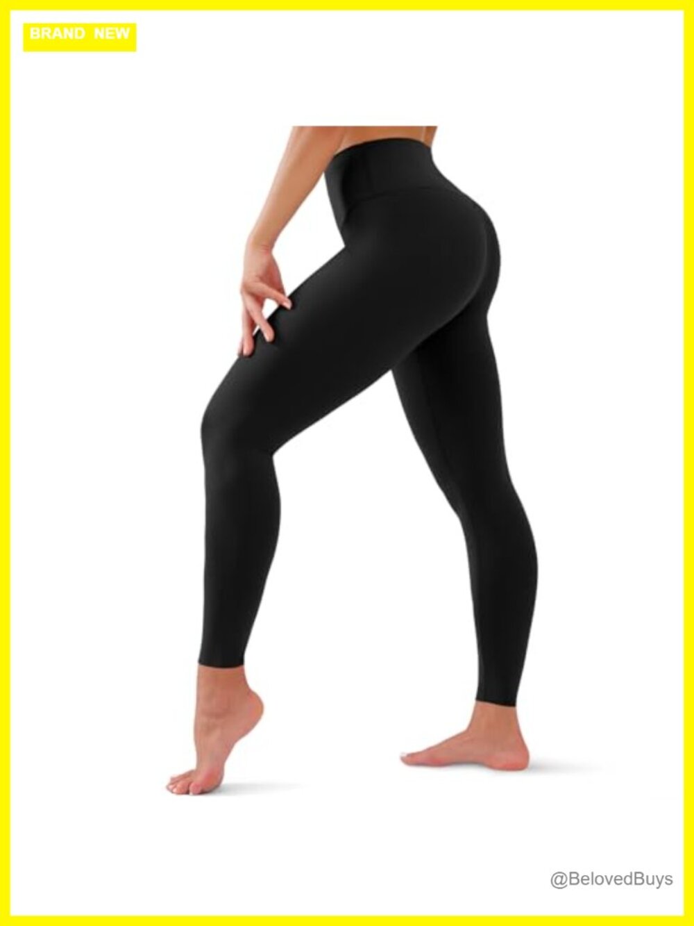 High Waisted Tummy Control Leggings Full Length Yoga Workout Women's